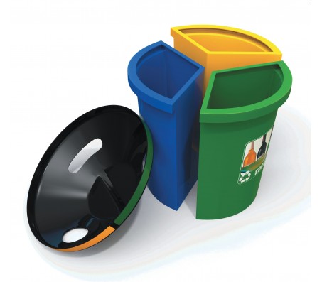 Set cosuri selective pentru spatii inchise 3 x 50 L